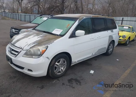 2007 Honda Odyssey Ex из США, поврежденный, VIN 5FNRL38407B084730